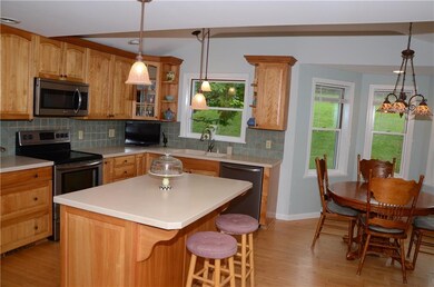Enjoy many gatherings in this large, eat in kitche