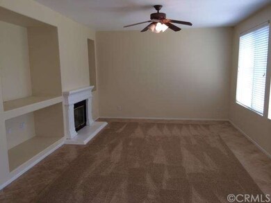 Family room with new carpet. 