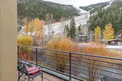 Balcony with views of ski runs