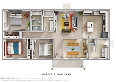Derive floorplan