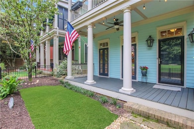 Front porch and yard