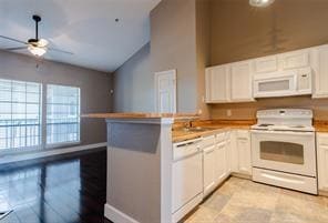 Kitchen off the living room