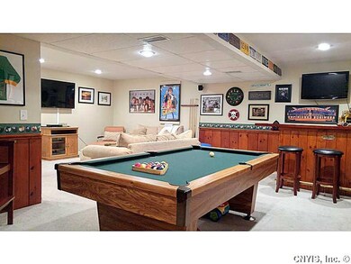 Basement. Newly finished rec room!