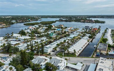 Aerial view Bahia Vista Gulf post hurricane