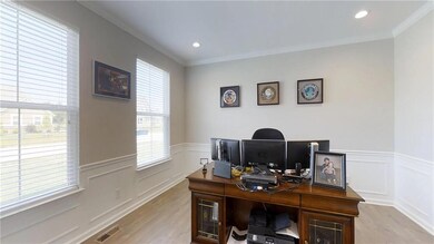 Home was built with lots of great features - Crown Molding & Wayne Coating Home.