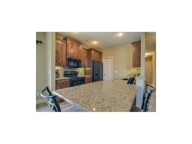 Beautiful granite breakfast bar