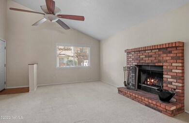 Brick surround Fireplace
