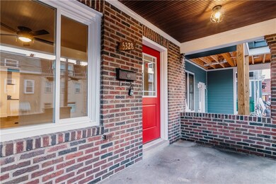 Front entrance of 5328 Keystone Street.