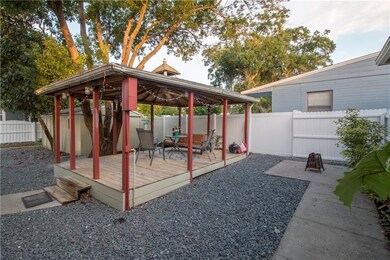 GAZEBO WITH ELECTRICAL, LIGHTING AND A FAN  ABOVE