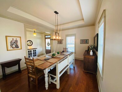 Dining Room with Tray Ceiling