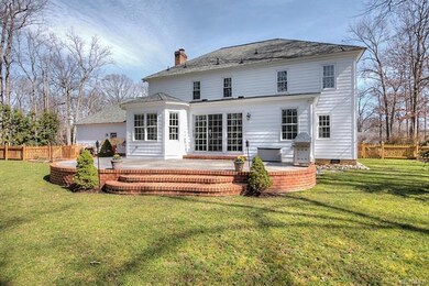 Rear View of home and patio