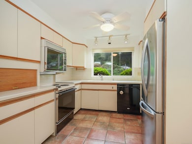 Kitchen with tile floor