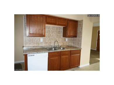 The tile backsplash is a great feature.
