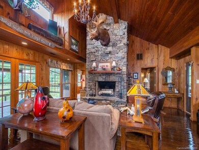 Great Room with Pecky Cypress Walls