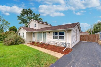 Front of home with gate closed
