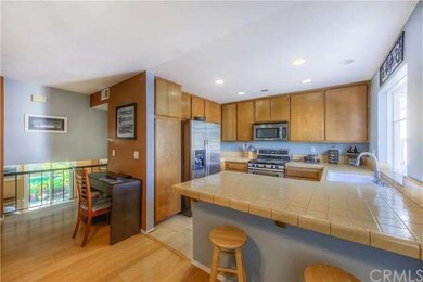 Kitchen and dining room are open to the living roo