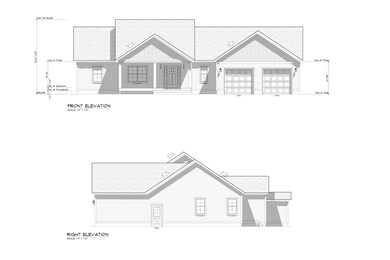 Front and Right elevations