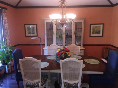 Vaulted ceiling and wood floors perfect for entert