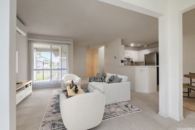 Enhanced - Living room with newer carpet and large