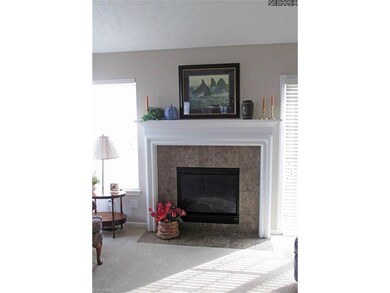 Great room features gas log burning gas fireplace