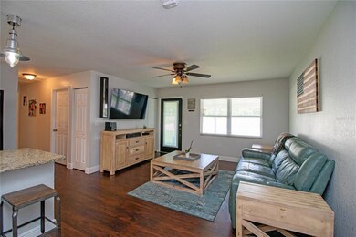 Open concept living area.