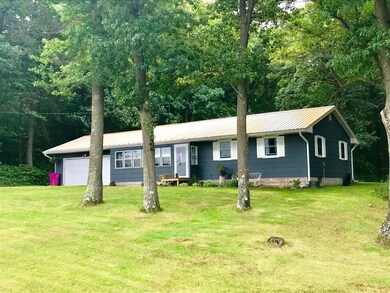 Nice private backyard! Home is situated on a 1 acr