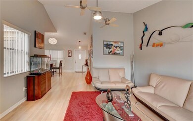 Living area 1 (note- ceiling fan shown in picture