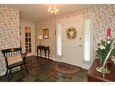 Foyer open Slate floor entrance!