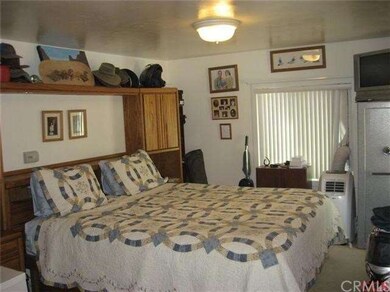 Master bedroom in single story house.