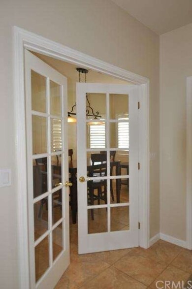 French doors to dining room