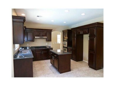 Kitchen. Fresh Chocolate Stained Cabinets with New