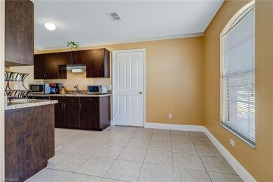 Dining area off of kitchen