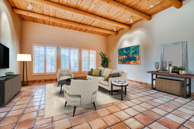 Living room staged