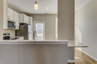 Beautiful kitchen is open to the great room and ha