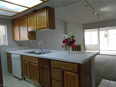 Kitchen toward the family room