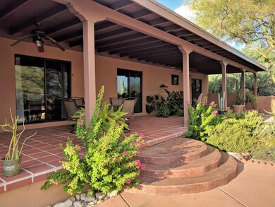 Rear porch