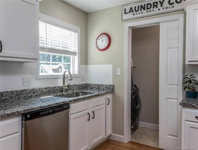 Beautiful granite countertops and stainless steel 