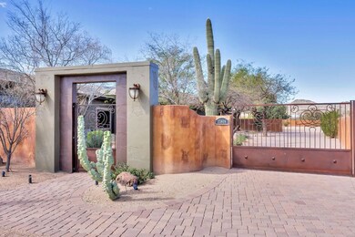 Pristine Entrance with Iron Gates