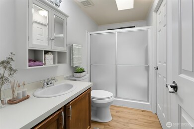 VIRTUALLY STAGED - Guest Bathroom with 3/4 Shower