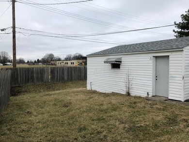 Fenced yard