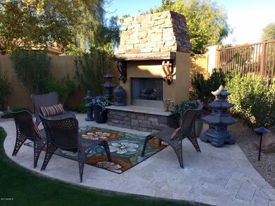 Back Yard Gas Fireplace