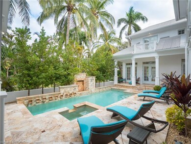 Pool & Spa with water feature