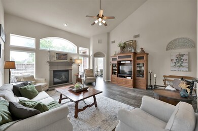 Living/Famlly Room has gas log fireplace