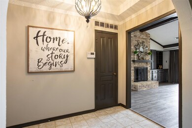 This formal entryway will welcome guests to your g