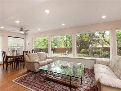 Back of house was updated to showcase stunning backyard