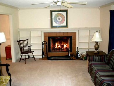 Roaring Wood Fire in Living room