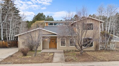 Front of home, east
