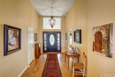 Beautiful front door with leaded glass inlay and s