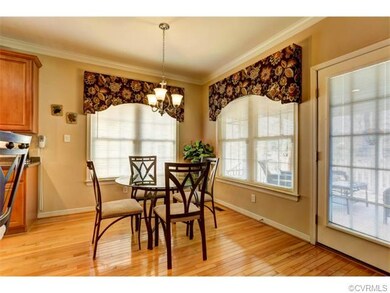 Lovely Eat-in area with large windows and screened