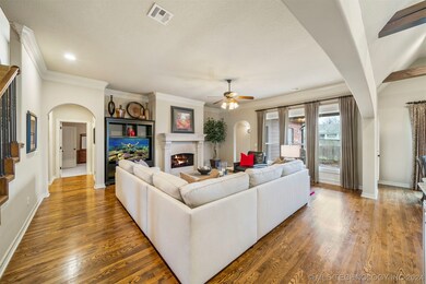 Large living room, bright natural light, beautiful